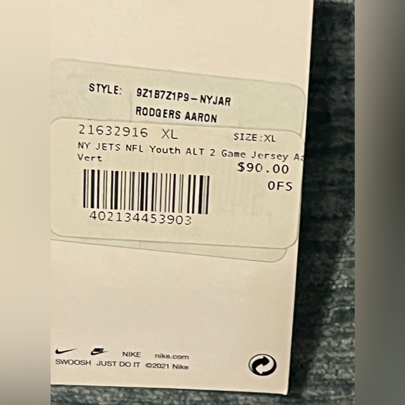 Youth Aaron Rodgers Jersey! New york Jets - Picture 5 of 6